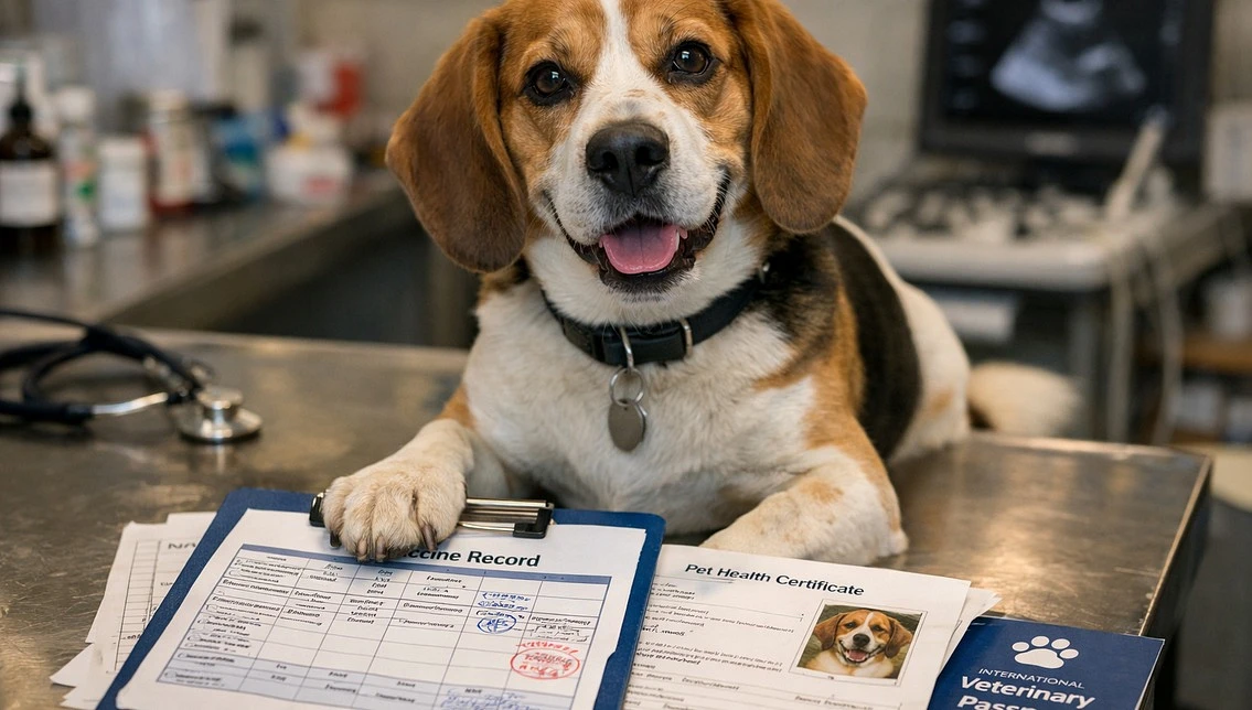 Vet paperwork